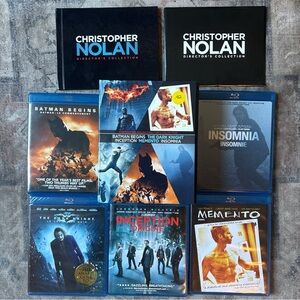5 Movies Christopher Nolan Director's Collection Blu-Ray Batman Memento Insomnia